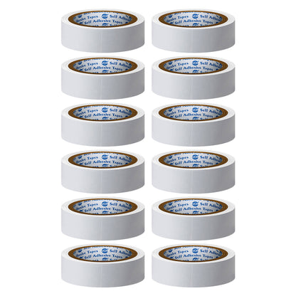 VCR Double Side Tissue Tape - 10 Meters in Length - 24mm / 01" Width - Easy Tear for Double Sided Adhesive Use, Best for Arts, Crafts, Photography, Scrapbooking.