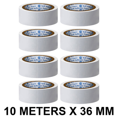 VCR Double Side Tissue Tape - 10 Meters in Length - 36mm / 1.5" Width - Easy Tear for Double Sided Adhesive Use, Best for Arts, Crafts, Photography, Scrapbooking.