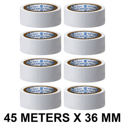 VCR Double Side Tissue Tape - 45 Meters in Length - 36mm / 1.5" Width - Easy Tear for Double Sided Adhesive Use, Best for Arts, Crafts, Photography, Scrapbooking.