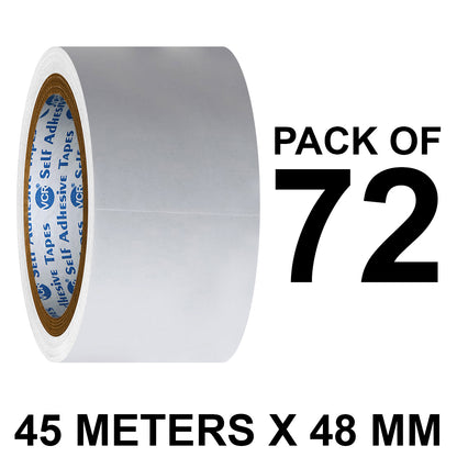 VCR Double Side Tissue Tape - 45 Meters in Length - 48mm / 02" Width - Easy Tear for Double Sided Adhesive Use, Best for Arts, Crafts, Photography, Scrapbooking.