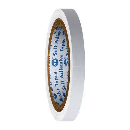 VCR Double Side Tissue Tape - 45 Meters in Length - 06mm / 0.25" Width - Easy Tear for Double Sided Adhesive Use, Best for Arts, Crafts, Photography, Scrapbooking.