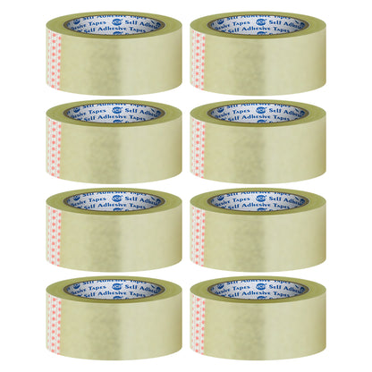 VCR Self Adhesive Transparent Cello Tape - 36mm / 1.5" Width - BOPP Industrial Packaging Tape for E-Commerce Box Packing, Office and Home use