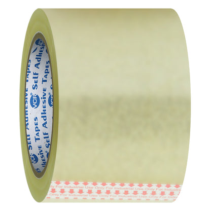 VCR Self Adhesive Transparent Cello Tape - 72mm / 3" Width - BOPP Industrial Packaging Tape for E-Commerce Box Packing, Office and Home use