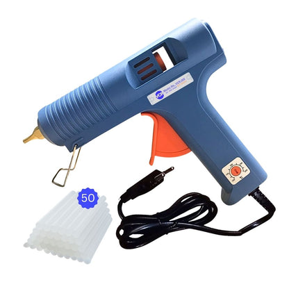 VCR 150W Heavy Duty Glue Gun with Temperature Control Regulator - 150 Watts & Thin Nozzle for Precise Glue Output (DIY & Professional Use) - VCR 150