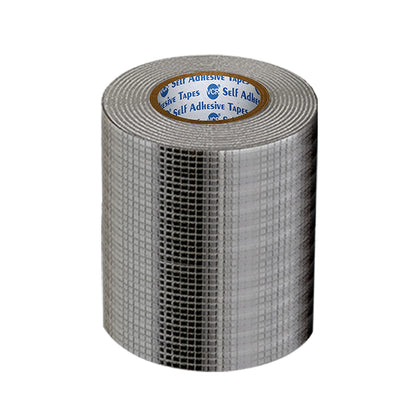 VCR Butyl Tape - 5 Meters in Length 120mm / 05" Width - Butyl Tape for Pipe and Water Leakage, Aluminium Rubberised Tape, Waterproof and Weatherproof Tape