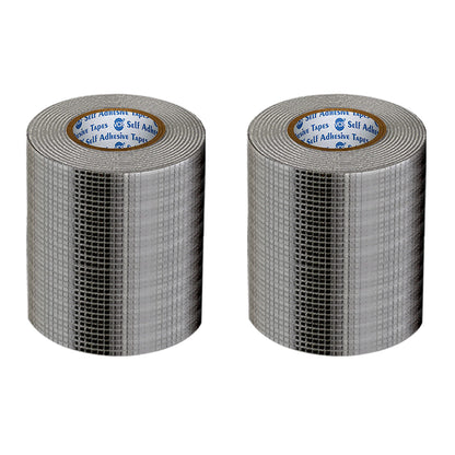 VCR Butyl Tape - 5 Meters in Length 120mm / 05" Width - Butyl Tape for Pipe and Water Leakage, Aluminium Rubberised Tape, Waterproof and Weatherproof Tape