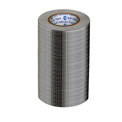 VCR Butyl Tape - 5 Meters in Length 192mm / 08" Width - Butyl Tape for Pipe and Water Leakage, Aluminium Rubberised Tape, Waterproof and Weatherproof Tape