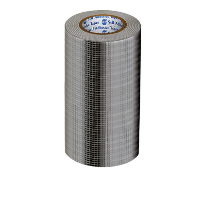 VCR Butyl Tape - 5 Meters in Length 216mm / 09" Width - Butyl Tape for Pipe and Water Leakage, Aluminium Rubberised Tape, Waterproof and Weatherproof Tape