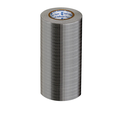 VCR Butyl Tape - 5 Meters in Length 240mm / 10" Width - Butyl Tape for Pipe and Water Leakage, Aluminium Rubberised Tape, Waterproof and Weatherproof Tape