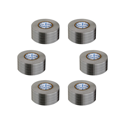 VCR Butyl Tape - 5 Meters in Length 48mm / 02" Width - Butyl Tape for Pipe and Water Leakage, Aluminium Rubberised Tape, Waterproof and Weatherproof Tape