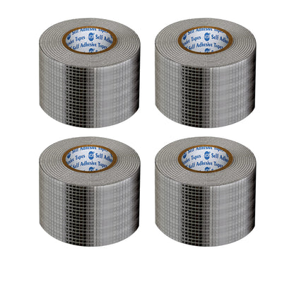 VCR Butyl Tape - 5 Meters in Length 72mm / 03" Width - Butyl Tape for Pipe and Water Leakage, Aluminium Rubberised Tape, Waterproof and Weatherproof Tape