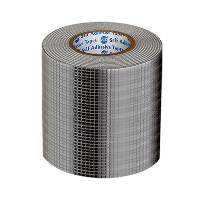 VCR Butyl Tape - 5 Meters in Length 96mm / 04" Width - Butyl Tape for Pipe and Water Leakage, Aluminium Rubberised Tape, Waterproof and Weatherproof Tape