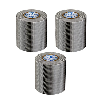 VCR Butyl Tape - 5 Meters in Length 96mm / 04" Width - Butyl Tape for Pipe and Water Leakage, Aluminium Rubberised Tape, Waterproof and Weatherproof Tape