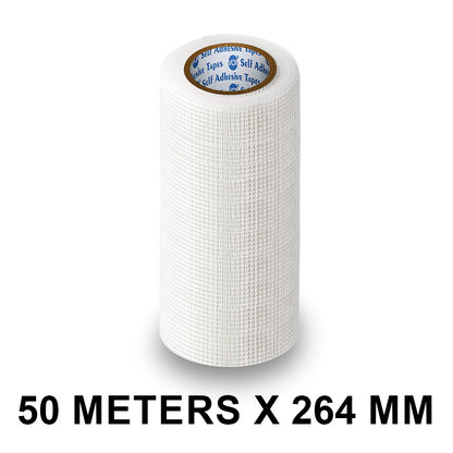VCR Glass Fiber Tape - 50 Meters in Length - 264mm / 11" Width - Glass Fiber Joint Mesh Tape, Seal Repair Tape For Crack Patch, Wall Repair, Fiber Wall Coating for Plastering.