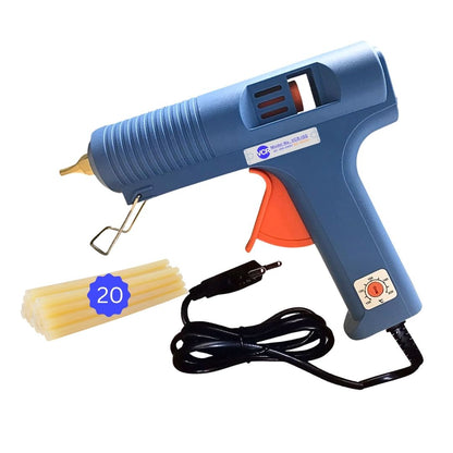 VCR 150W Heavy Duty Glue Gun with Temperature Control Regulator - 150 Watts & Thin Nozzle for Precise Glue Output (DIY & Professional Use) - VCR 150