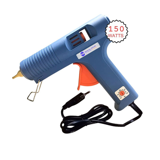 VCR 150W Heavy Duty Glue Gun with Temperature Control Regulator - 150 Watts & Thin Nozzle for Precise Glue Output (DIY & Professional Use) - VCR 150