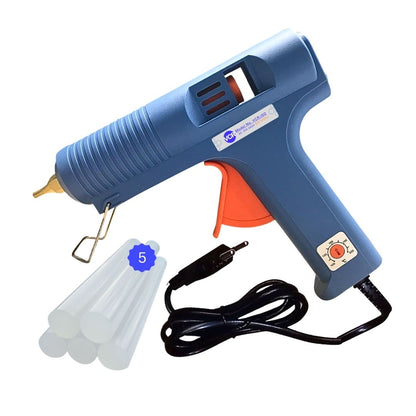 VCR 150W Heavy Duty Glue Gun with Temperature Control Regulator - 150 Watts & Thin Nozzle for Precise Glue Output (DIY & Professional Use) - VCR 150