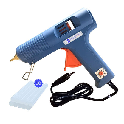 VCR 150W Heavy Duty Glue Gun with Temperature Control Regulator - 150 Watts & Thin Nozzle for Precise Glue Output (DIY & Professional Use) - VCR 150