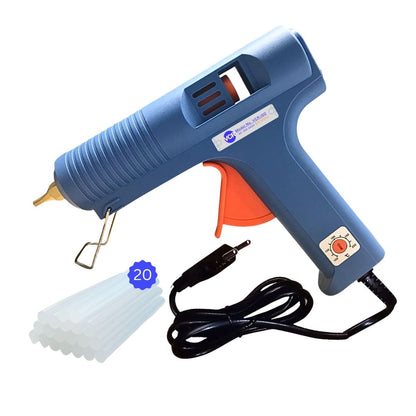 VCR 150W Heavy Duty Glue Gun with Temperature Control Regulator - 150 Watts & Thin Nozzle for Precise Glue Output (DIY & Professional Use) - VCR 150