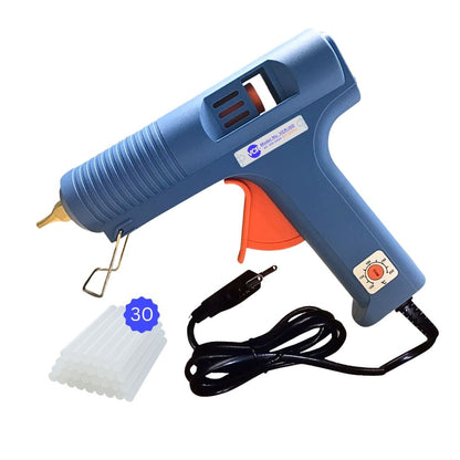 VCR 150W Heavy Duty Glue Gun with Temperature Control Regulator - 150 Watts & Thin Nozzle for Precise Glue Output (DIY & Professional Use) - VCR 150