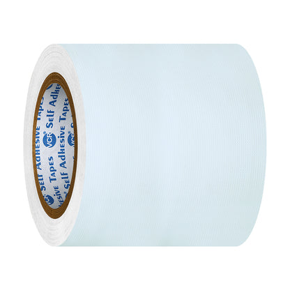 VCR White Duct Tape - 45 Meters in Length 120mm / 5" Width - Strong Book Binding Tape - Waterproof Heavy Duty Duct Tape