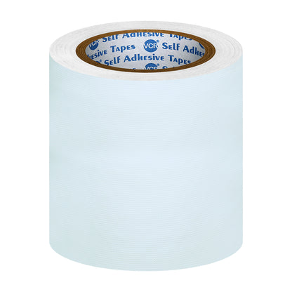 VCR White Duct Tape - 45 Meters in Length 144mm / 6" Width - Strong Book Binding Tape - Waterproof Heavy Duty Duct Tape