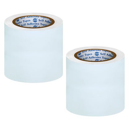 VCR White Duct Tape - 45 Meters in Length 120mm / 5" Width - Strong Book Binding Tape - Waterproof Heavy Duty Duct Tape