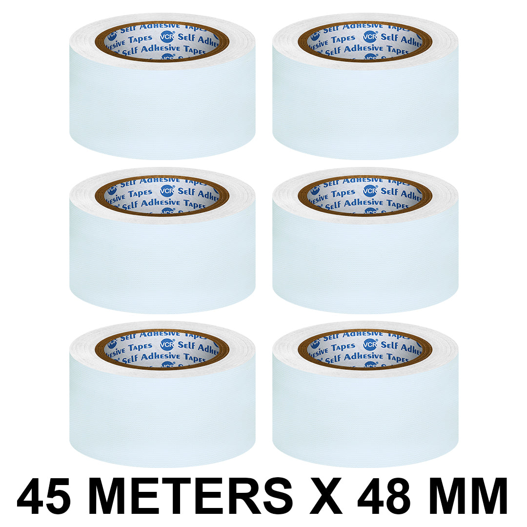 VCR White Adhesive Duct Tape 45m x 48mm