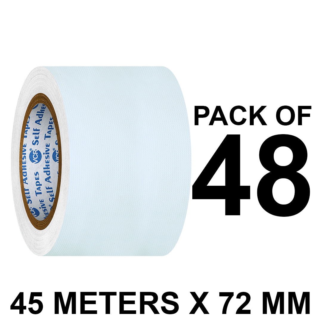 VCR White Cloth Reinforced Duct Tape 72mm x 45m