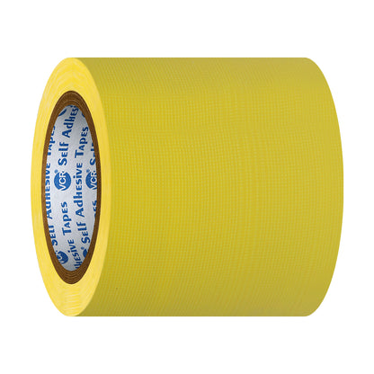 VCR Yellow Duct Tape - 18 Meters in Length 120mm / 5" Width - Strong Book Binding Tape - Waterproof Heavy Duty Duct Tape