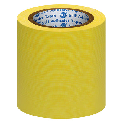 VCR Yellow Duct Tape - 18 Meters in Length 144mm / 6" Width - Strong Book Binding Tape - Waterproof Heavy Duty Duct Tape