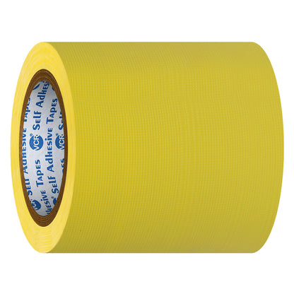 VCR Yellow Duct Tape - 18 Meters in Length 144mm / 6" Width - Strong Book Binding Tape - Waterproof Heavy Duty Duct Tape