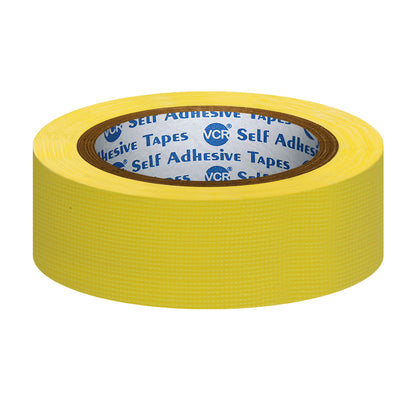VCR Yellow Duct Tape - 18 Meters in Length 24mm / 1" Width - Strong Book Binding Tape - Waterproof Heavy Duty Duct Tape