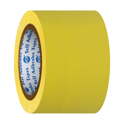 VCR Yellow Duct Tape - 18 Meters in Length 72mm / 3" Width - Strong Book Binding Tape - Waterproof Heavy Duty Duct Tape