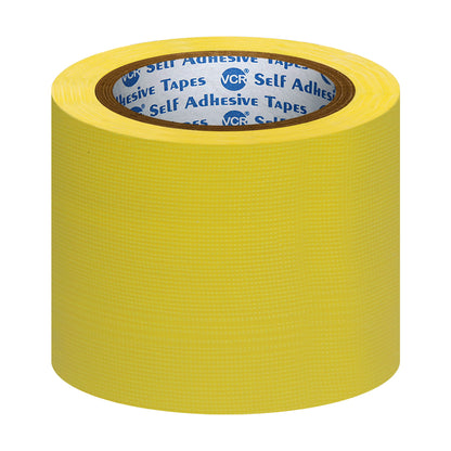 VCR Yellow Duct Tape - 18 Meters in Length 96mm / 4" Width - Strong Book Binding Tape - Waterproof Heavy Duty Duct Tape