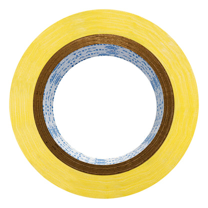 VCR Yellow Duct Tape - 18 Meters in Length 120mm / 5" Width - Strong Book Binding Tape - Waterproof Heavy Duty Duct Tape